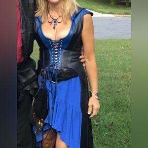 "Son of Sandlar" leather handmade Huntress Renaissance fashion piece